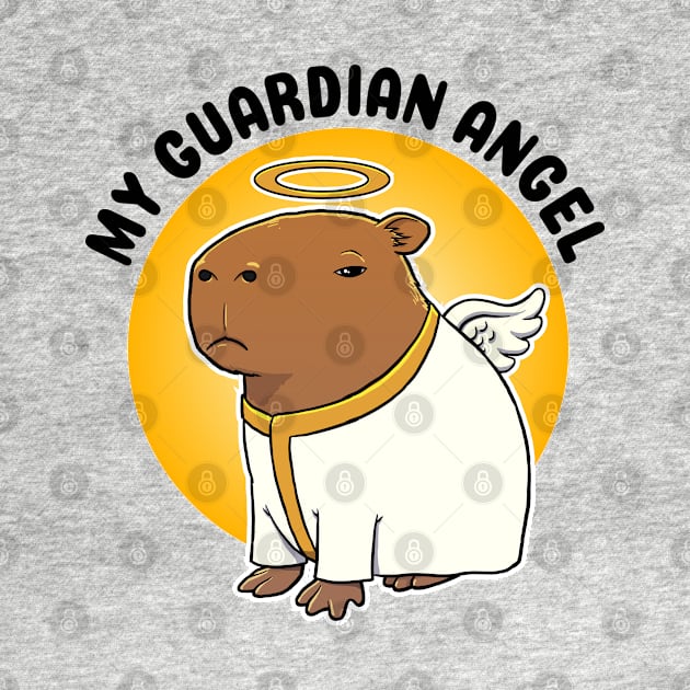 My Guardian Angel Capybara Angel by capydays